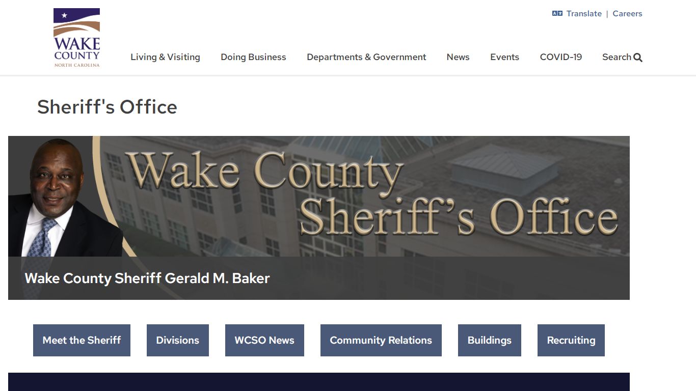 Sheriff's Office | Wake County Government
